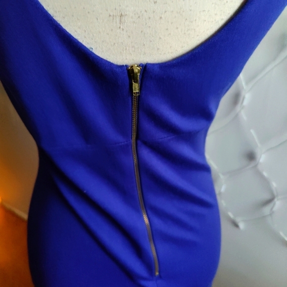 Sleeveless Dress / Career / Royal Blue / Size Medium - Picture 4 of 5